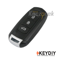 Keydiy 681 - ZB45-3 (Černý) - surový klíč - dálkový ovladač